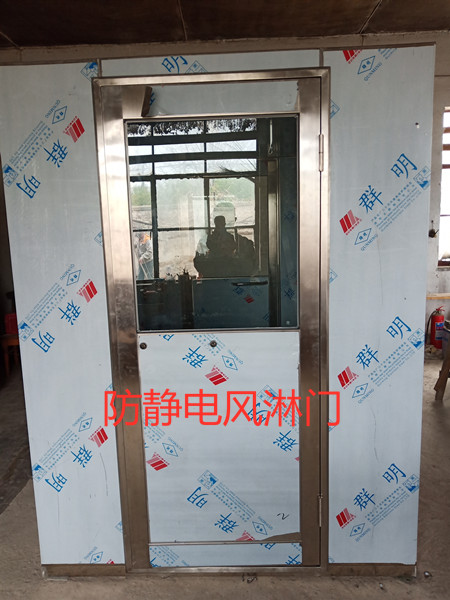 除靜電風淋室，除靜電自動門風淋房，離子棒風淋門，靜電閘機風淋機